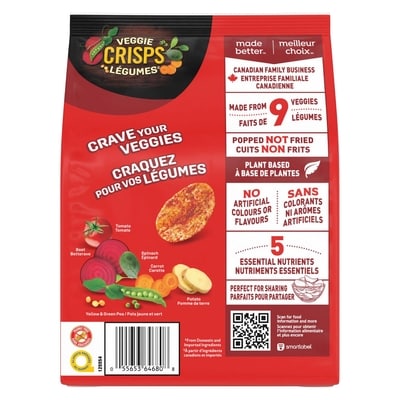 Crisps légumes Ketchup