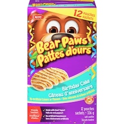 Bear Paws Birthday Cake Cookies
