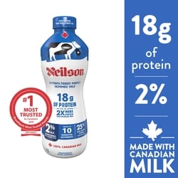 Neilson Ultrafiltered 2% Protein Milk 1 l, $0.45/100ml