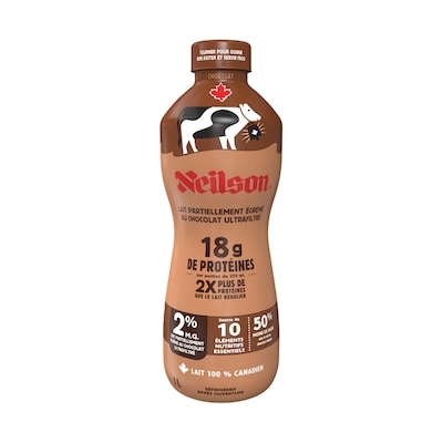 Lait partiellement écrémé au chocolat ultrafiltré 2%