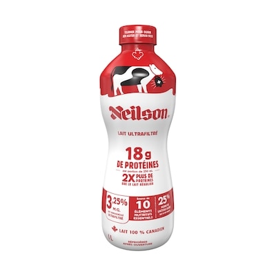 Lait homogénéisé ultrafiltré 3,25%