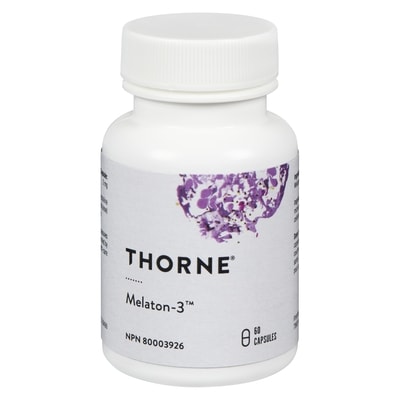 Thorne Melaton-3 60 ea, $0.33/1ea