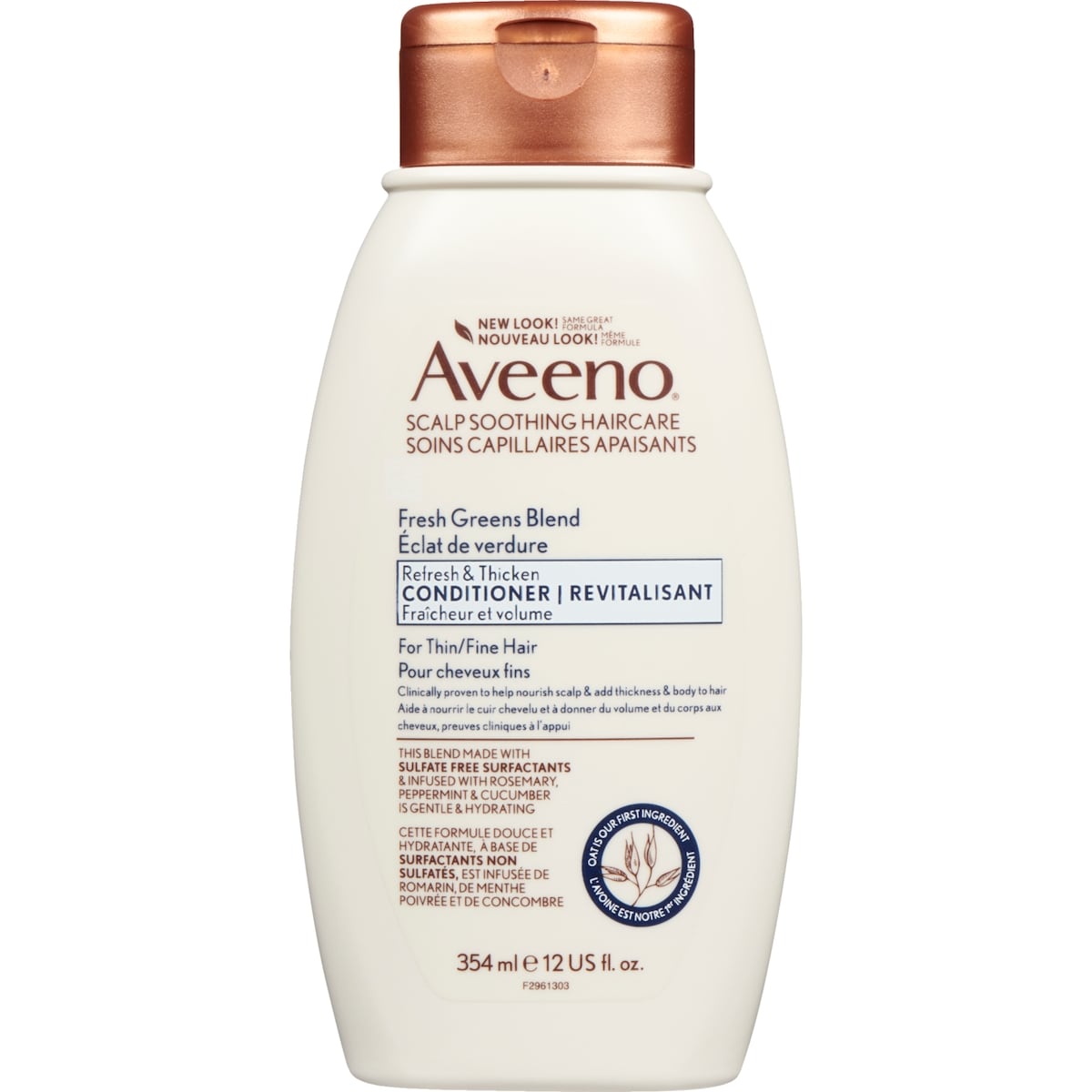 Aveeno Revitalisant, Fresh Greens 354 ml, 3,67 $/100ml