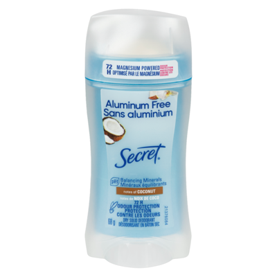 Secret Désodorisant sans aluminium, Noix de coco 68 g, 14,69 $/100g