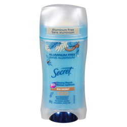 Secret Désodorisant sans aluminium, Noix de coco 68 g, 11,03 $/100g