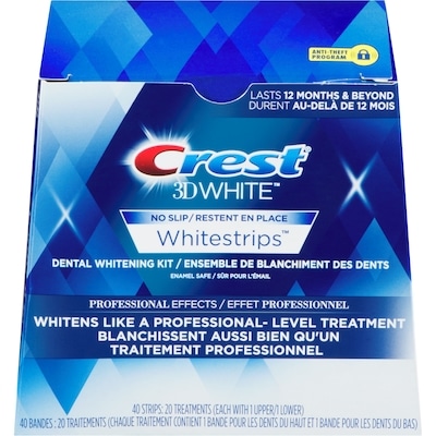 Crest 3D White Whitestrips Professional Effects 20 ea, $4.25/1ea