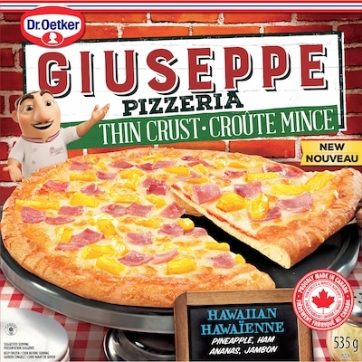 Dr. Oetker Pizza Giuseppe à croûte mince, hawaïenne 535 g, 1,31 $/100g