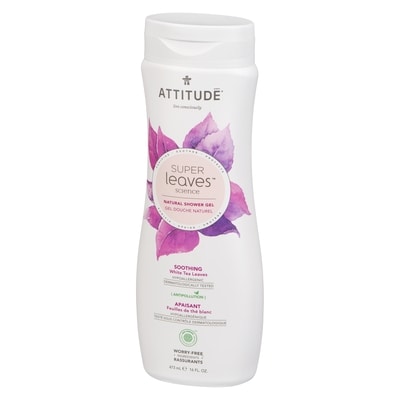 Super Leaves Natural Shower Gel Soothing White Tea Leaves