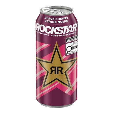 Rockstar Revolt Black Cherry Energy Drink  473 ml, $0.84/100ml