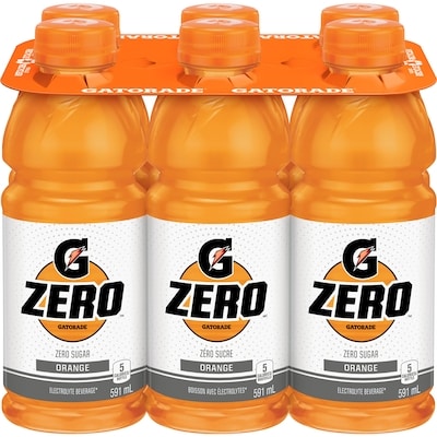 Gatorade Zero, Orange 6x591.0 ml, $0.23/100ml
