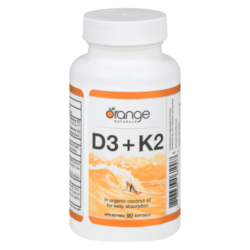 Softgels D3 + K2 With Organic Coconut Oil 1000 Iu + 120 Mcg