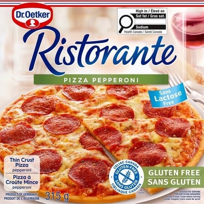 Dr Oetker Ristorante Gluten Free Pepperoni Pizza 315 g, $3.17/100g