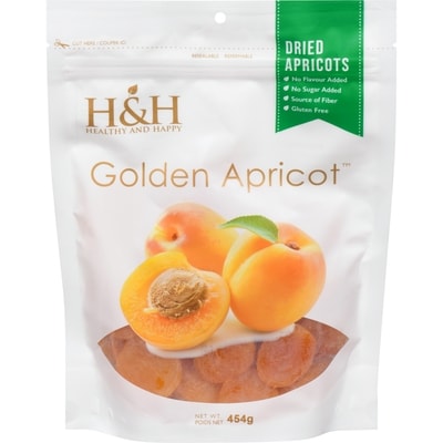 H and H Golden Apricot 454 g, $2.64/100g