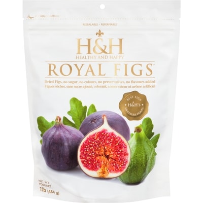 H and H Figues royales 454 g, 1,98 $/100g