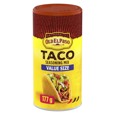 Old El Paso Taco Seasoning Mix, Value Size 177 g, $4.12/100g