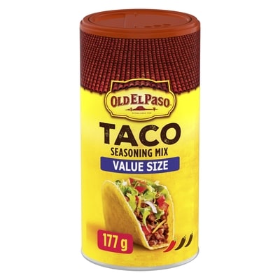 Old El Paso Taco Seasoning Mix, Value Size 177 g, $4.12/100g