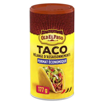 Old El Paso Mélange d'assaisonnements Taco, Format économique 177 g, 3,95 $/100g
