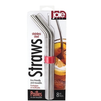 Joie Stainless Steel Straws 8x1.0 ea, $1.00/1ea