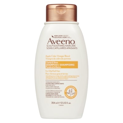 Aveeno Apple Cider Vinegar Blend Apple Cider Shampoo 354 ml, $3.67/100ml