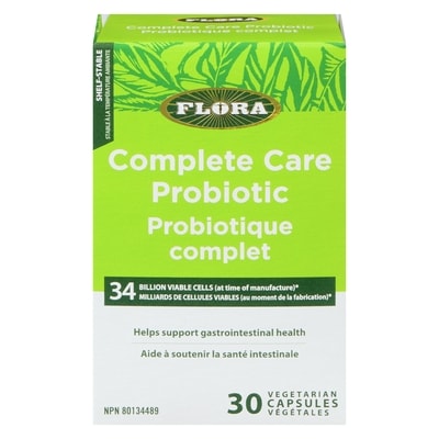 Flora Complete Care Probiotic 30 Vegetarian Capsules 30 ea, $0.63/1ea