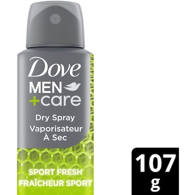 Dove Antiperspirant Deodorant Dry Spray, Sport Fresh 107 g, $7.48/100g
