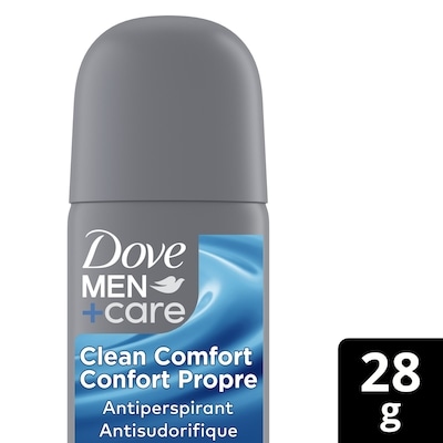 Dove Men+Care Travel-Size 72h Antiperspirant Deodorant, Clean Comfort 28 g, $16.07/100g