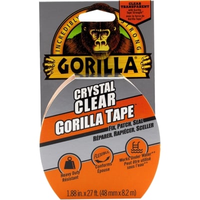 Gorilla Crystal Clear Tape 1 ea, $11.00/1ea