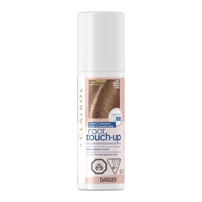Clairol Root Touch-Up Light Brown, Temporary Spray from Canada's #1 Root Touch Up Brand, Instant Natural Looking Color, No Ammonia or Peroxides 1 ea, $11.19/1ea