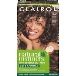 Natural Instincts 5W Medium Warm Brown, Ammonia Free Demi-Permanent Hair Color, Vegan Hair Dye
