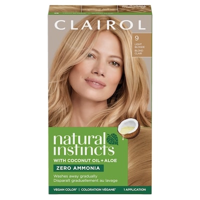 Clairol Natural Instincts 9 Blond Clair, Coloration demi-permanente sans ammoniaque 1 ea, 9,00 $/1ch