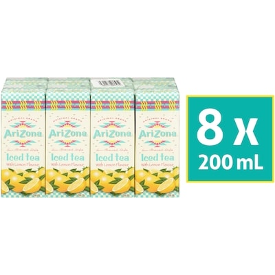 Arizona 100% Natural Iced Tea with Lemon 8x200.0 ml, $0.31/100ml