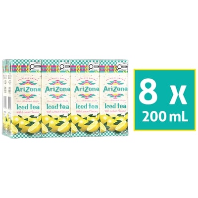 Arizona 100% Natural Iced Tea with Lemon 8x200.0 ml, $0.28/100ml