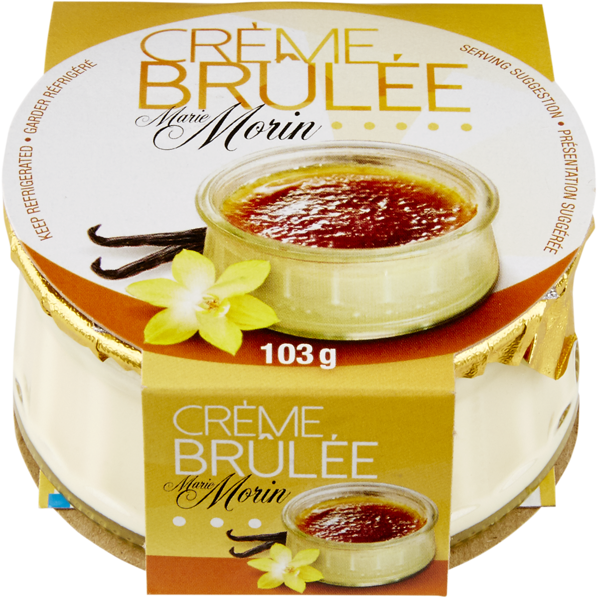 Marie Morin Crème brûlée (surgelée) 103 g, 3,88 $/100g