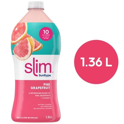 SunRype Pink Grapefruit 1.36 l, $0.37/100ml