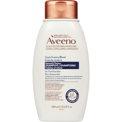 Aveeno Shampoing Éclat de verdure 354 ml, 2,54 $/100ml