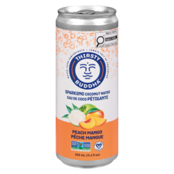 Thirsty Buddha Sparkling Coconut Water Peach Mango 330 ml, $0.61/100ml