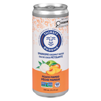 Thirsty Buddha Sparkling Coconut Water Peach Mango 330 ml, $0.61/100ml