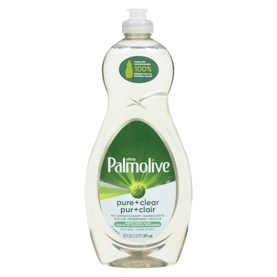 Palmolive Ultra Dishwashing Liquid Dish Soap, Pure + Clear Spring Fresh 591 ml, $0.68/100ml