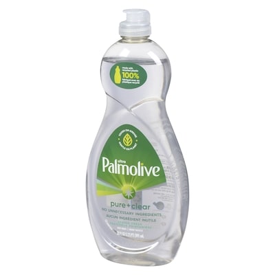 Ultra Dishwashing Liquid Dish Soap, Pure + Clear Spring Fresh