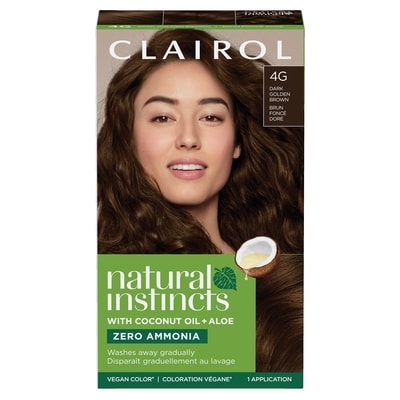 Clairol Natural Instincts 4G, Dark Gold Brown Cappuccino 1 ea, $11.99/1ea