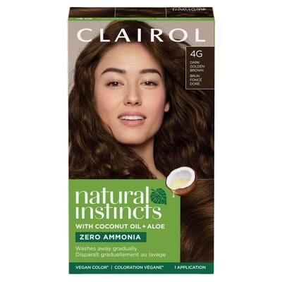 Clairol Natural Instincts 4G, brun foncé doré cappuccino 1 ea, 9,00 $/1ch