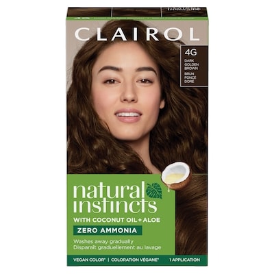 Clairol Natural Instincts 4G, brun foncé doré cappuccino 1 ea, 13,49 $/1ch