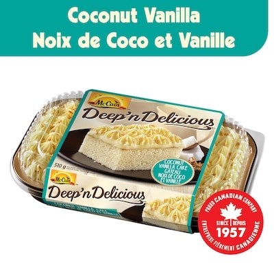 McCain Deep'n Delicious Vanilla Coconut Cake 510 g, $1.18/100g