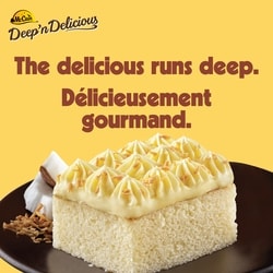McCain Deep'n Delicious Vanilla Coconut Cake - 510 g | Your