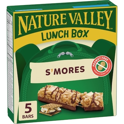 Nature Valley Lunchbox Granola Bars, S'mores, Kids Snacks, 5 ct 130 g, $2.88/100g