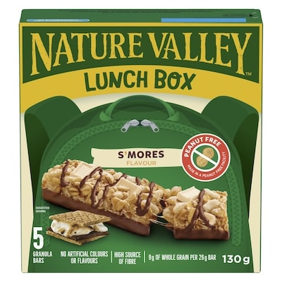 Lunchbox Granola Bars, S'mores, Kids Snacks, 5 ct