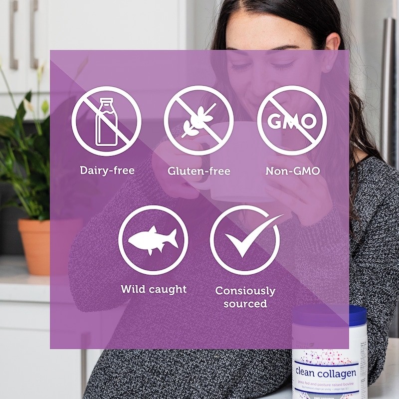 Marine Clean Collagen, Unflavored Hydrolyzed Collagen Powder, Wild Caught Fish