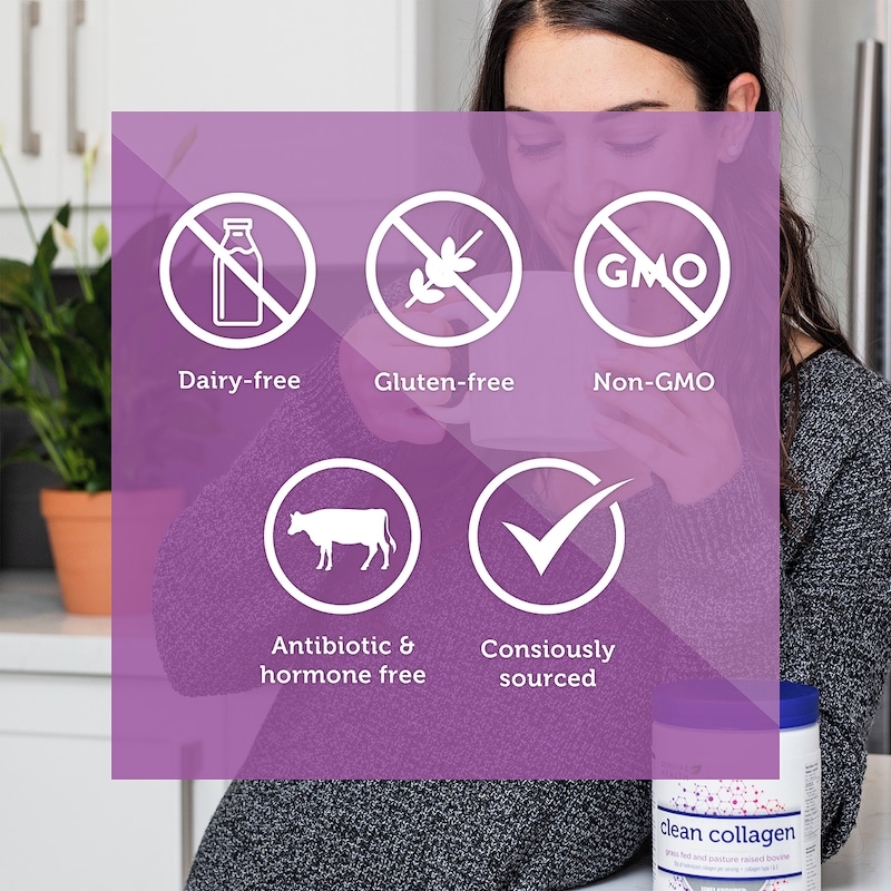 Clean Collagen, Pineapple Berry Hydrolyzed Bovine Collagen Powder