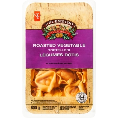 PC Splendido Splendido Roasted Vegetable Tortelloni 600 g, $1.67/100g