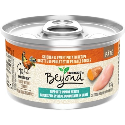 Purina Beyond Pâté pâté recette de poulet et de patate douce nourriture humide pour chats 85 g, 2,11 $/100g